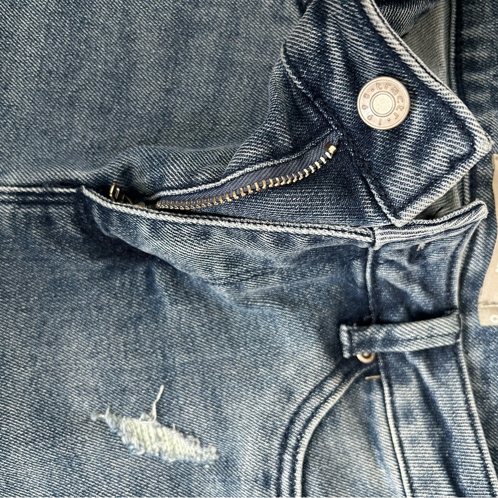 2 pairs of girls distressed Factor jeans